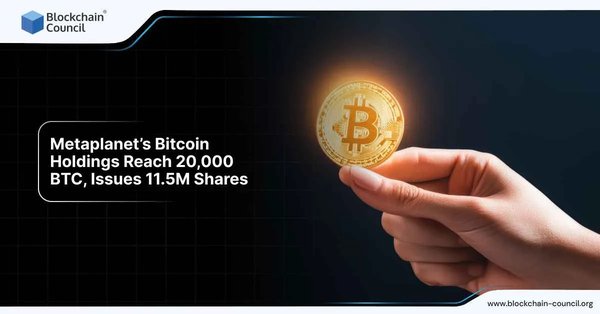 Metaplanet’s Bitcoin Holdings Reach 20,000 BTC After 11.5M Share Issue