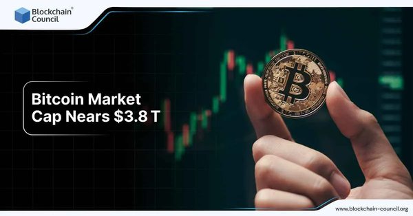 Bitcoin Market Cap Nears $3.8 T