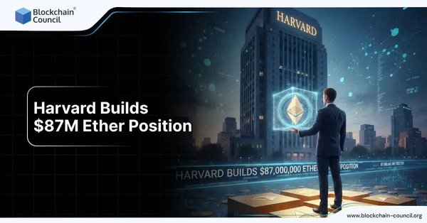Harvard Builds $87M Ether Position