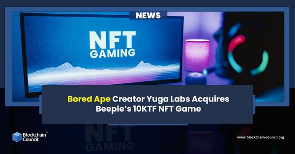 Bored Ape Creator Yuga Labs Acquires Beeple’s 10KTF NFT Game
