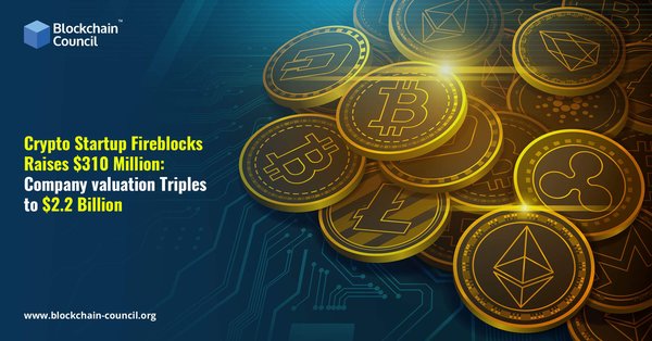 Crypto Startup Fireblocks Raises $310 Million Company valuation Triples to $2.2 Billion