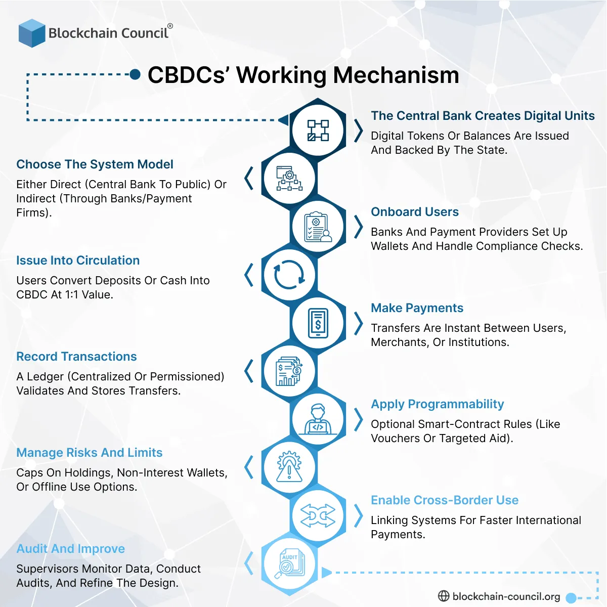 CBDCs’ Working Mechanism