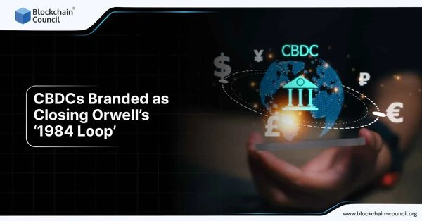 CBDCs criticized as closing Orwell’s 1984 financial loop.